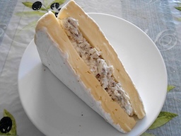 Roombrie met walnoten