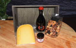 pakket op deco blad