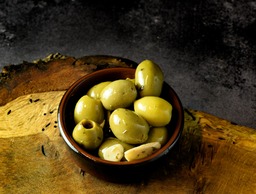 Knoflook olijven